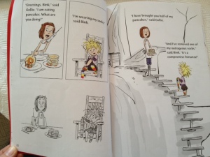 Sample page from "Bink & Gollie"